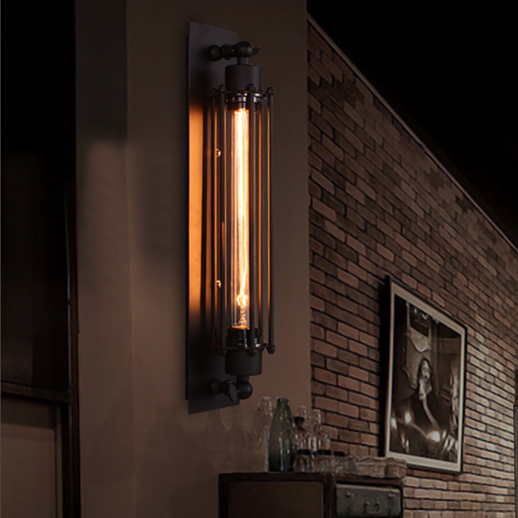 Siopsrl| Wall LED Light Vintage Industrial Iron Sconce