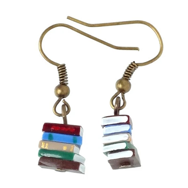 Siopsrl| Book stack earrings