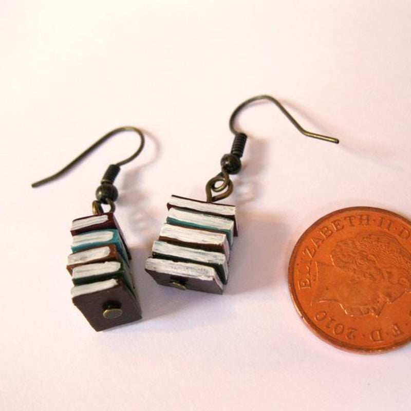 Siopsrl| Book stack earrings