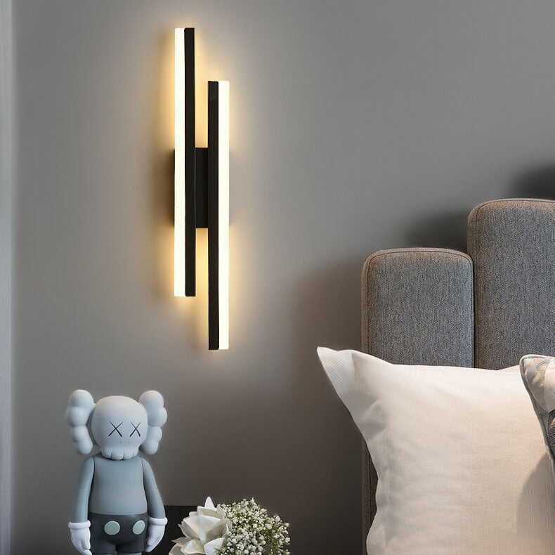 Siopsrl| LuxLine Modern LED Wall Lamp | Minimalist Design | Iron & Acrylic | Dimmable Light