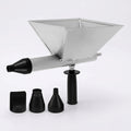 Mortar Grout Gun for Electric Drill – Caulking Gun Applicator with Steel Hopper & 4 Nozzles