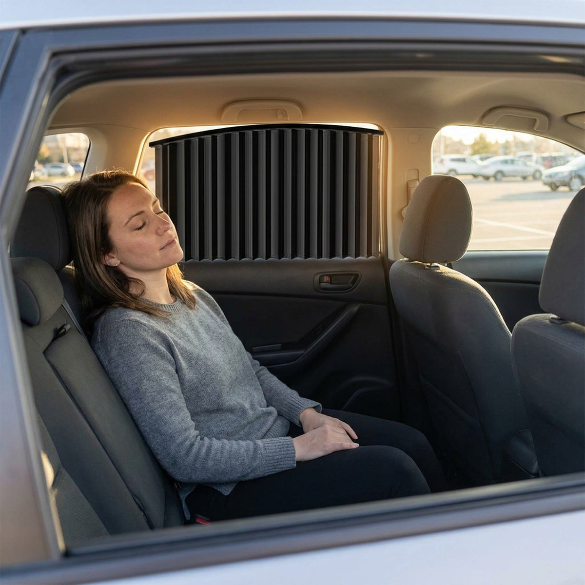 Magnetic Car Window Sliding Curtain - Car Sunshade Magnetic Side Window Curtain