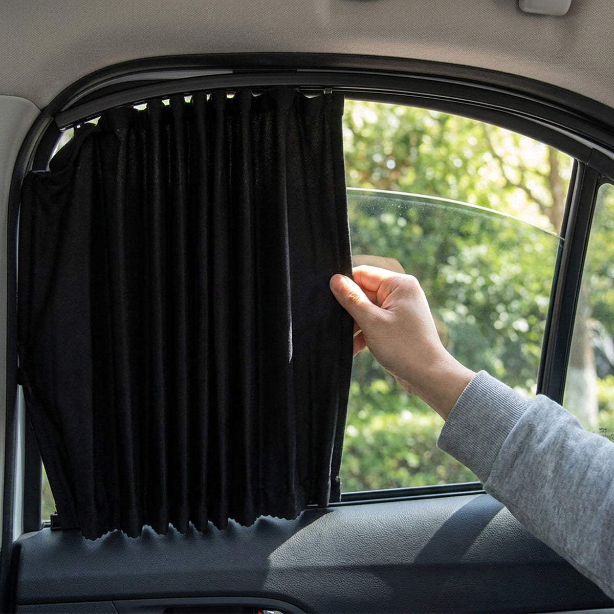 Magnetic Car Window Sliding Curtain - Car Sunshade Magnetic Side Window Curtain