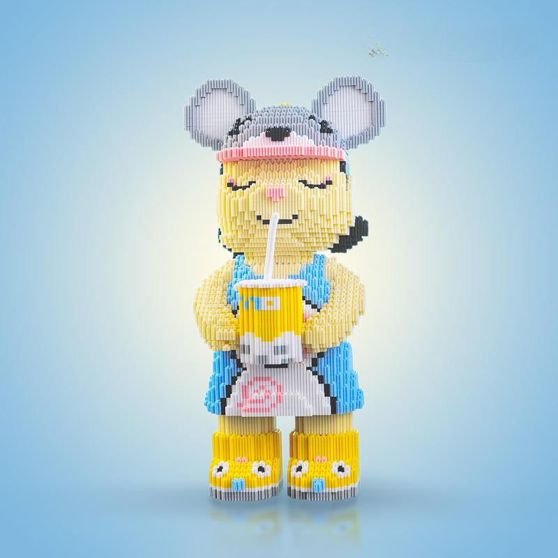 Siopsrl| DIY Pixel Art Block Bear Figures – Creative Building & Collectible Display