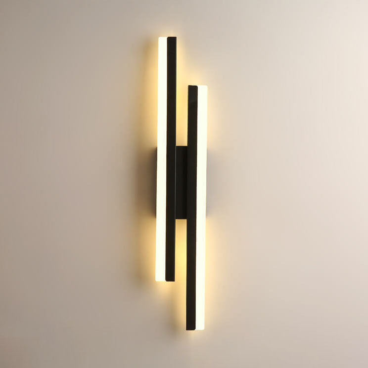 Siopsrl| LuxLine Modern LED Wall Lamp | Minimalist Design | Iron & Acrylic | Dimmable Light
