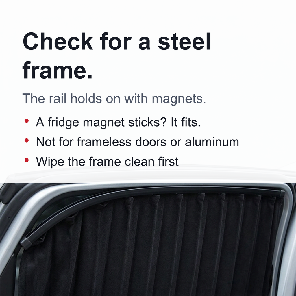 Magnetic Car Window Sliding Curtain - Car Sunshade Magnetic Side Window Curtain