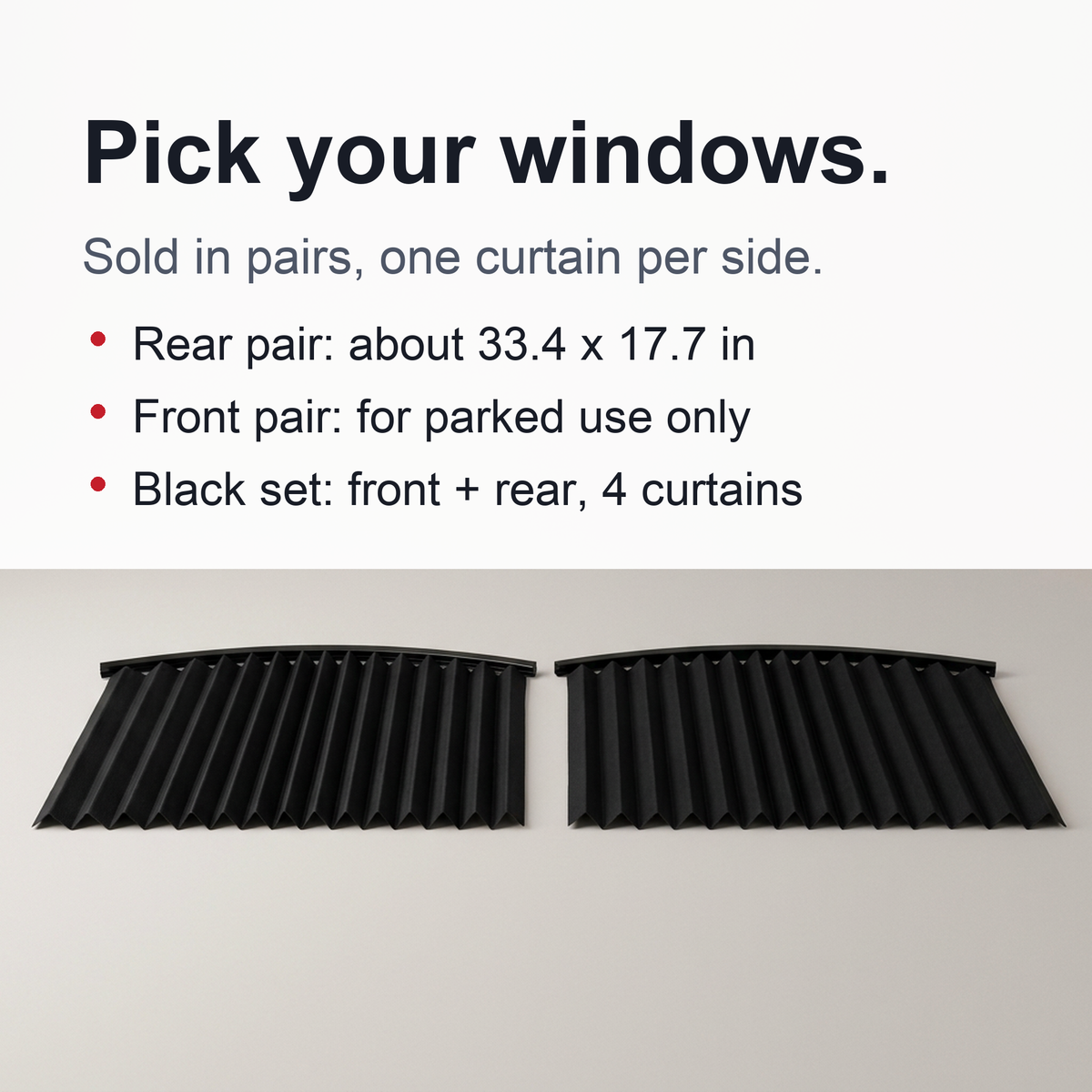 Magnetic Car Window Sliding Curtain - Car Sunshade Magnetic Side Window Curtain