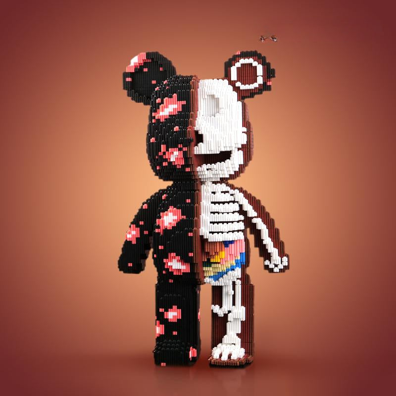 Siopsrl| DIY Pixel Art Block Bear Figures – Creative Building & Collectible Display