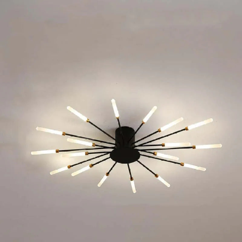 Siopsrl| Ceiling light modern metal LED chandelier