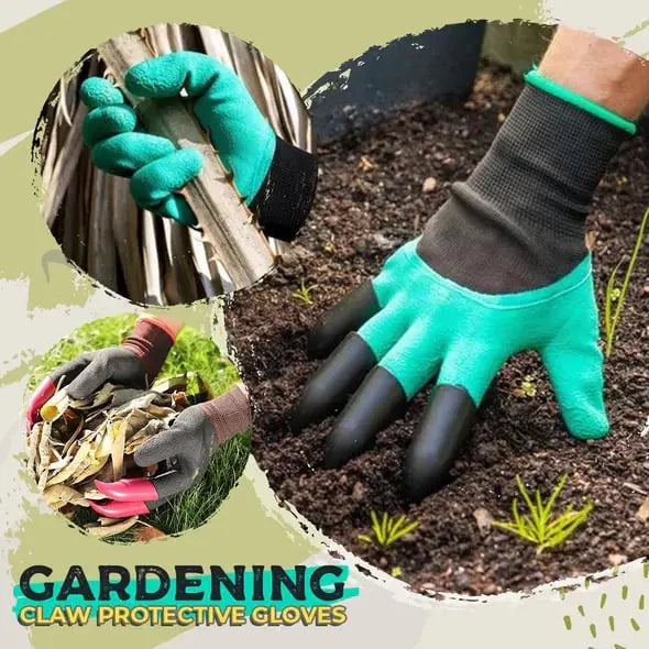 Siopsrl| 1 Pair of Garden Gloves with Claws – Planting without Tools