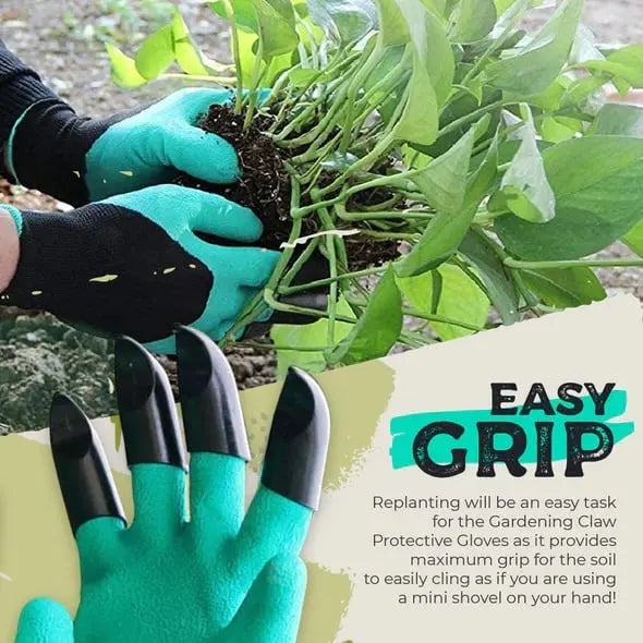 Siopsrl| 1 Pair of Garden Gloves with Claws – Planting without Tools