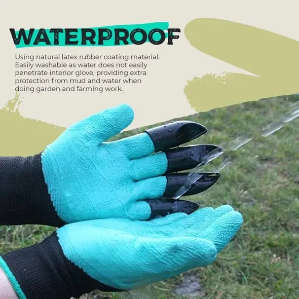 Siopsrl| 1 Pair of Garden Gloves with Claws – Planting without Tools