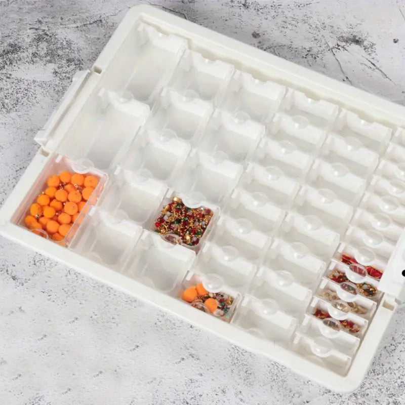 Siopsrl| Nail Art Box DIY Beads Jewelry Storage Box