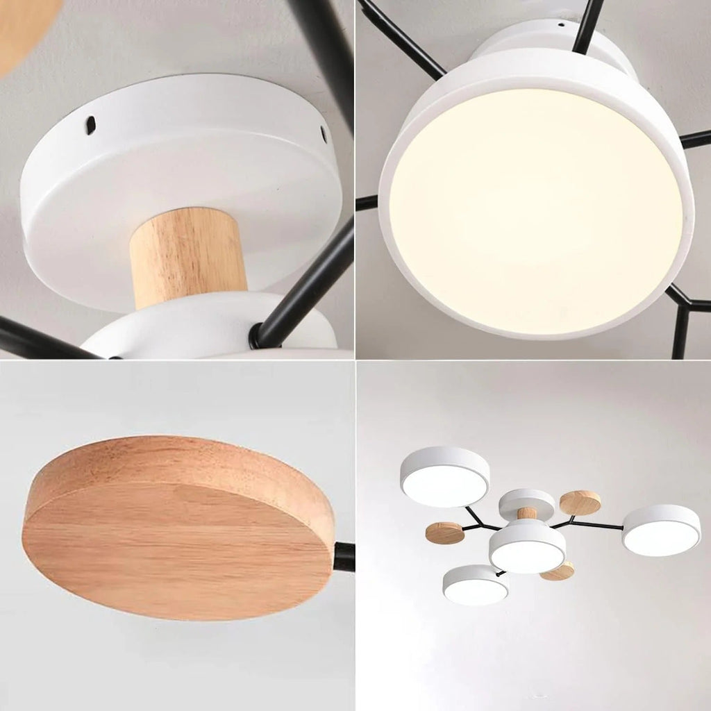 Siopsrl| Ceiling Light Modern LED Flush Mount Chandelier