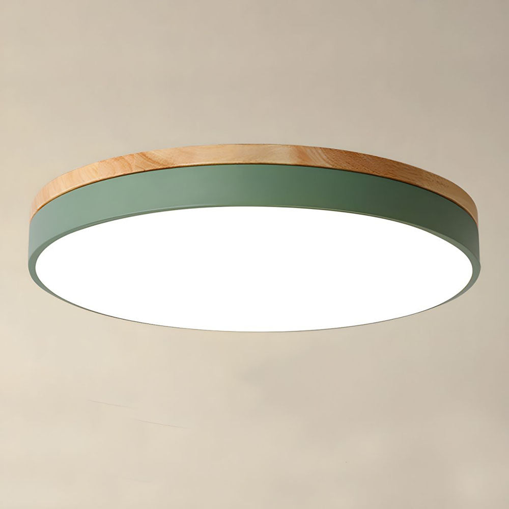 Siopsrl| Ceiling Light Modern Wood LED Flush Fitting