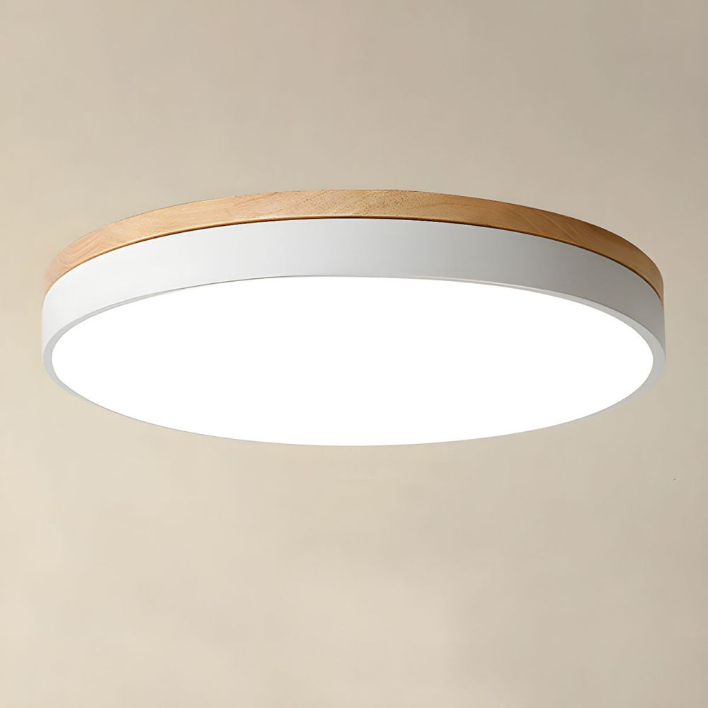 Siopsrl| Ceiling Light Modern Wood LED Flush Fitting