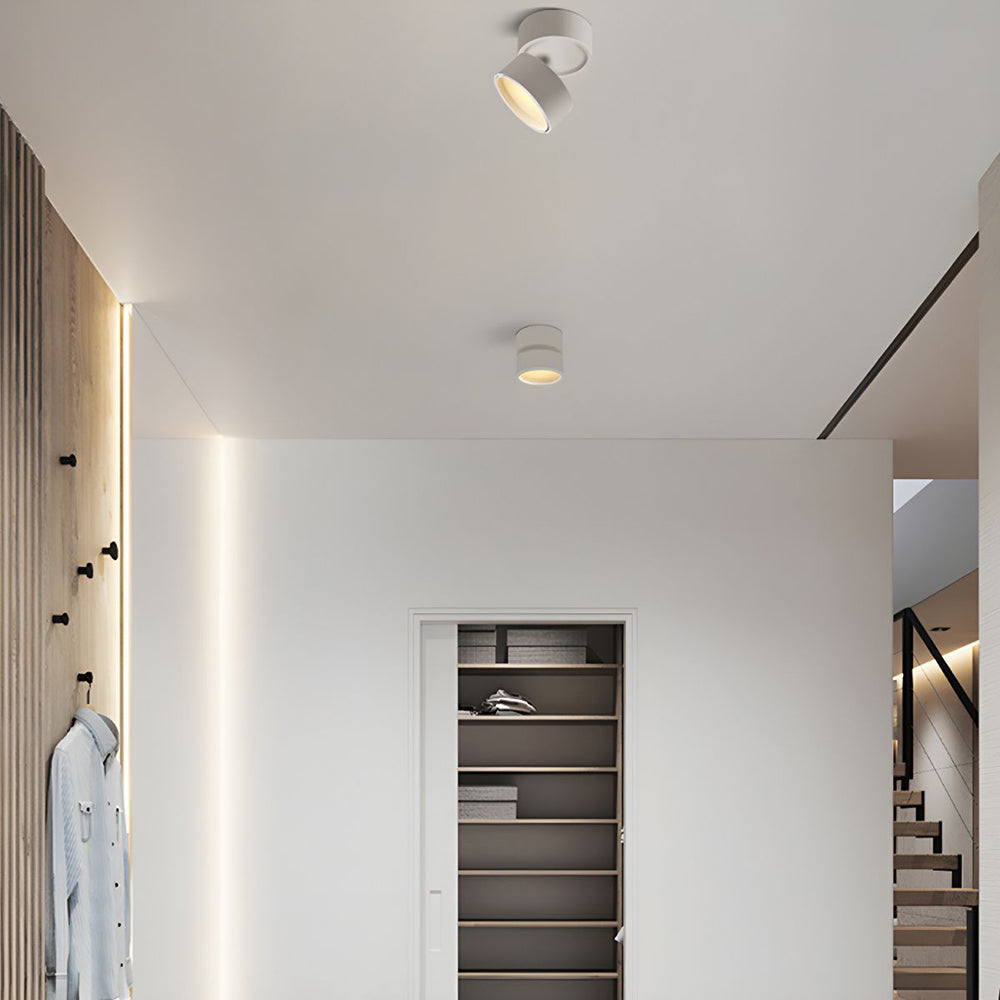 Siopsrl| LED Ceiling Light with Adjustable Spotlight Head