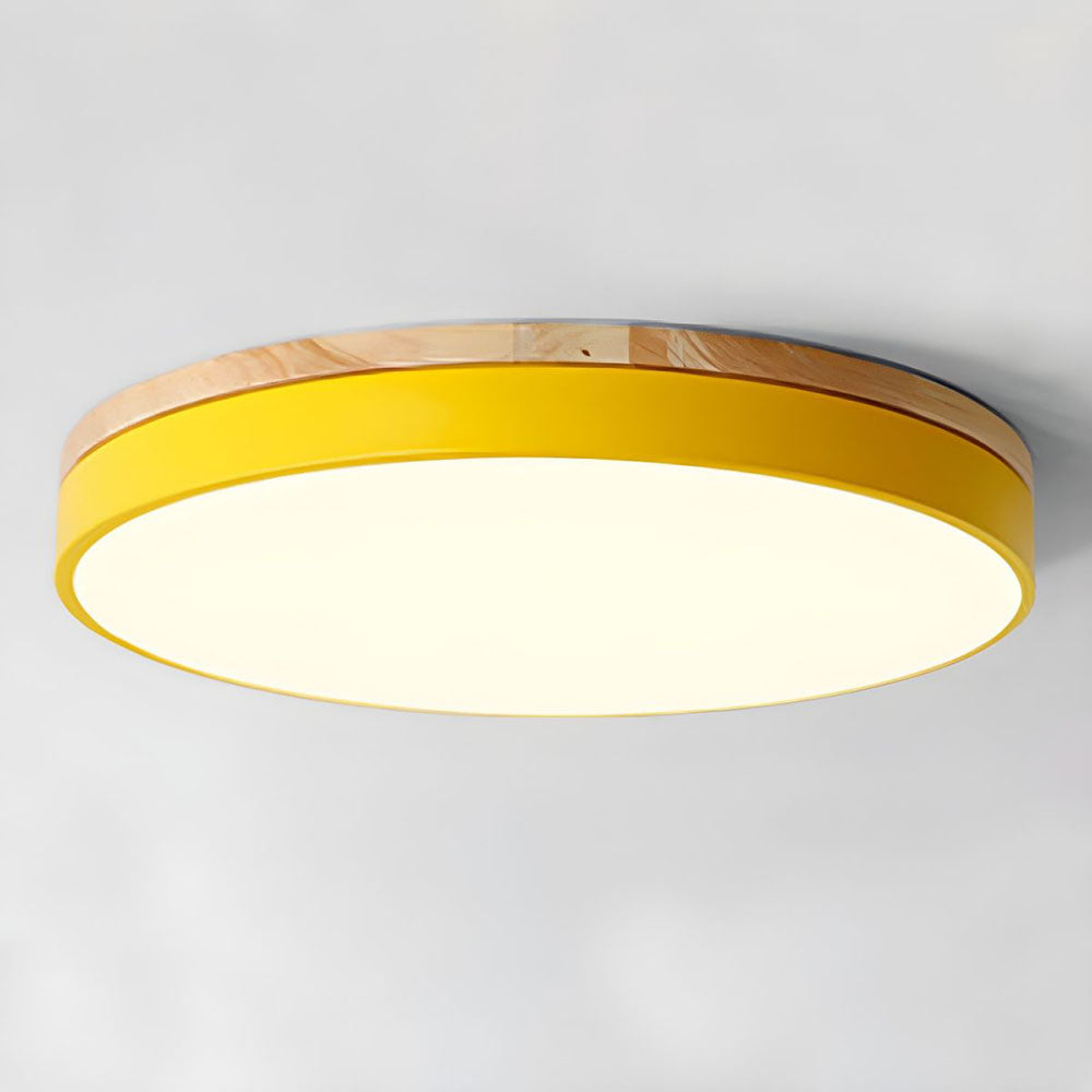 Siopsrl| Ceiling Light Modern Wood LED Flush Fitting