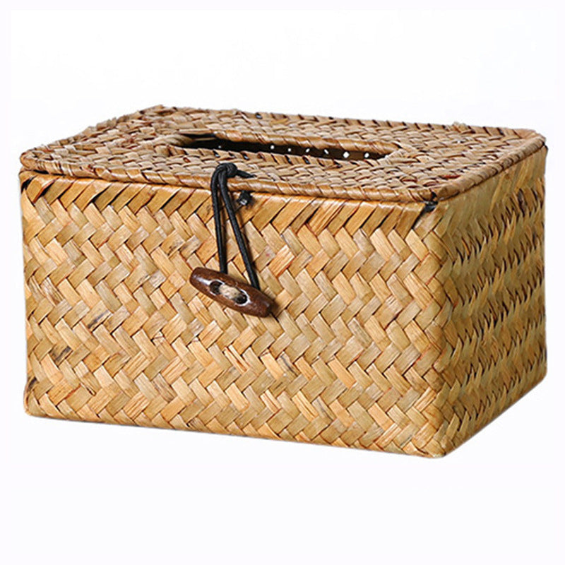 Siopsrl | Handcrafted Woven Storage Box with Stylish Lid Siopsrl