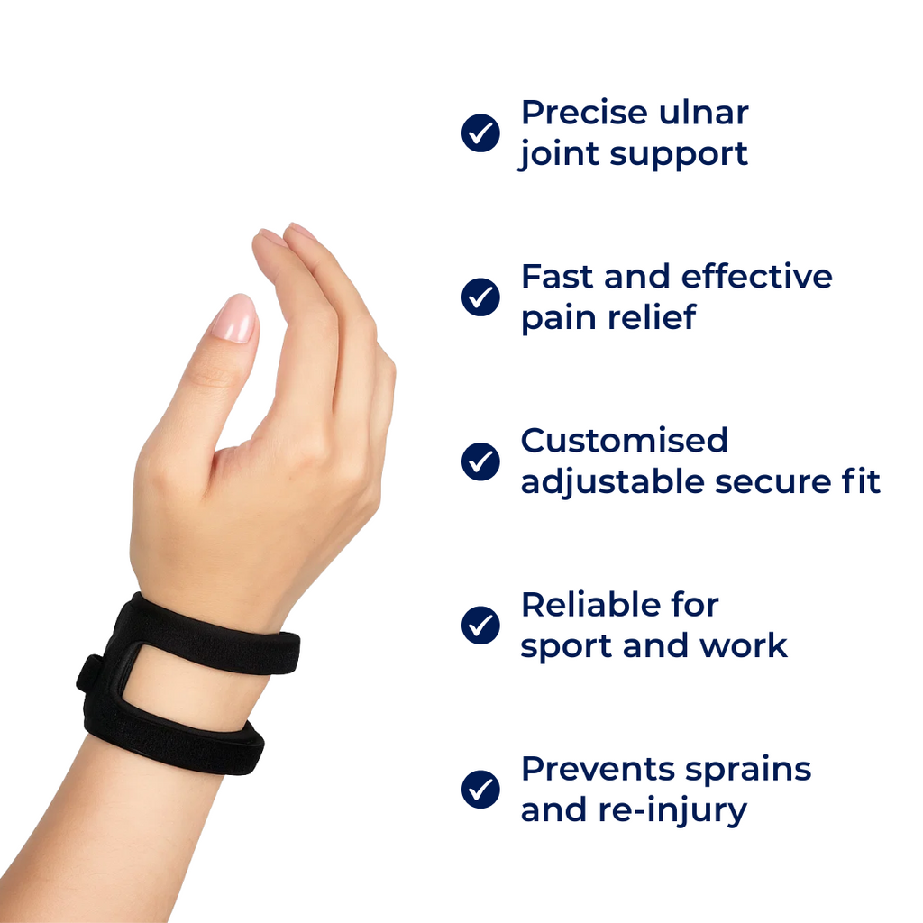 Pain Relief & Ulnar Stabilisation – Adjustable Breathable Comfort – Daily Use & Sports Recovery siopsrl