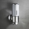 Siopsrl| Wall Mounted Soap Dispenser | SudsStation Bathroom Organizer | Stainless Steel & ABS | 16.9 fl oz | Set of 1–3