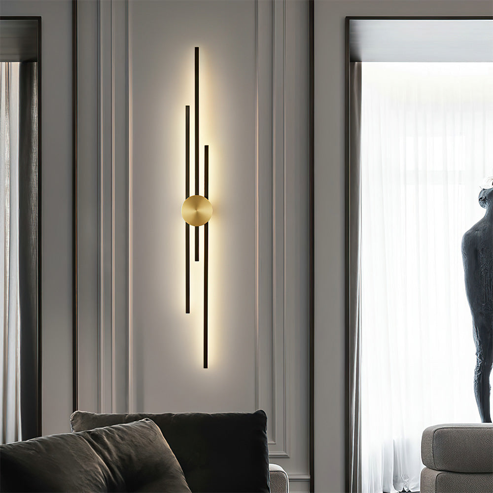 Siopsrl| Wall Light Modern LED Iron Vertical Fixture