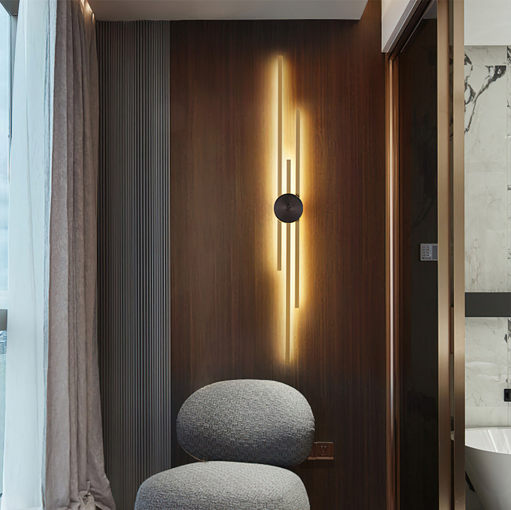 Siopsrl| Wall Light Modern LED Iron Vertical Fixture