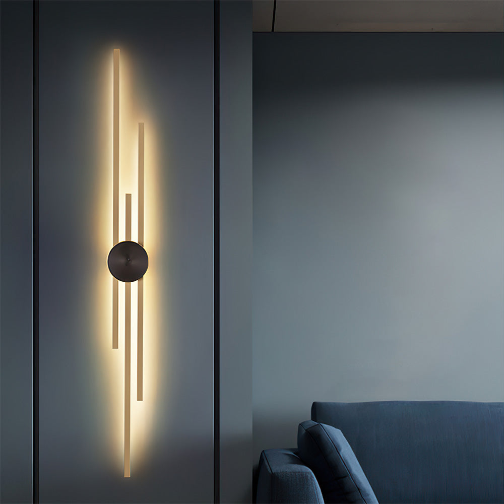 Siopsrl| Wall Light Modern LED Iron Vertical Fixture