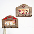 Decorative Floral Wall Hook Rack