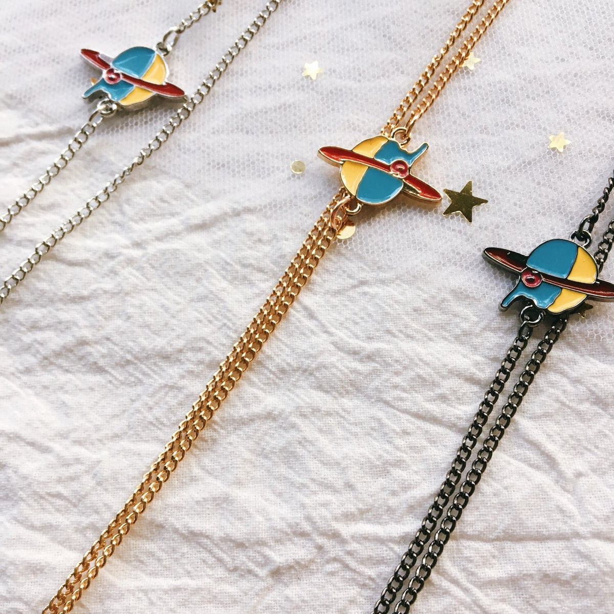 Siopsrl | Filigree Necklace with Colorful Pendant Siopsrl