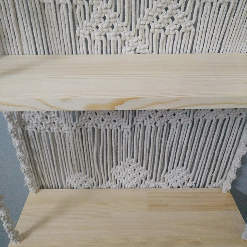 Macramé Wall Shelf Organizer Siopsrl