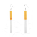 Siopsrl | Playful Cigarette-Inspired Dangle Earrings Siopsrl