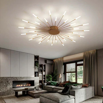 Siopsrl| Flush Mount Ceiling Light Fireworks | Living Room/Bedroom