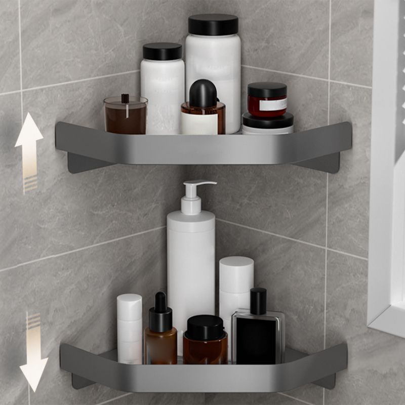 Siopsrl| Modern Gray Bathroom Accessory Kit Paper Holder Bath Shelf Bathroom Hardware Set
