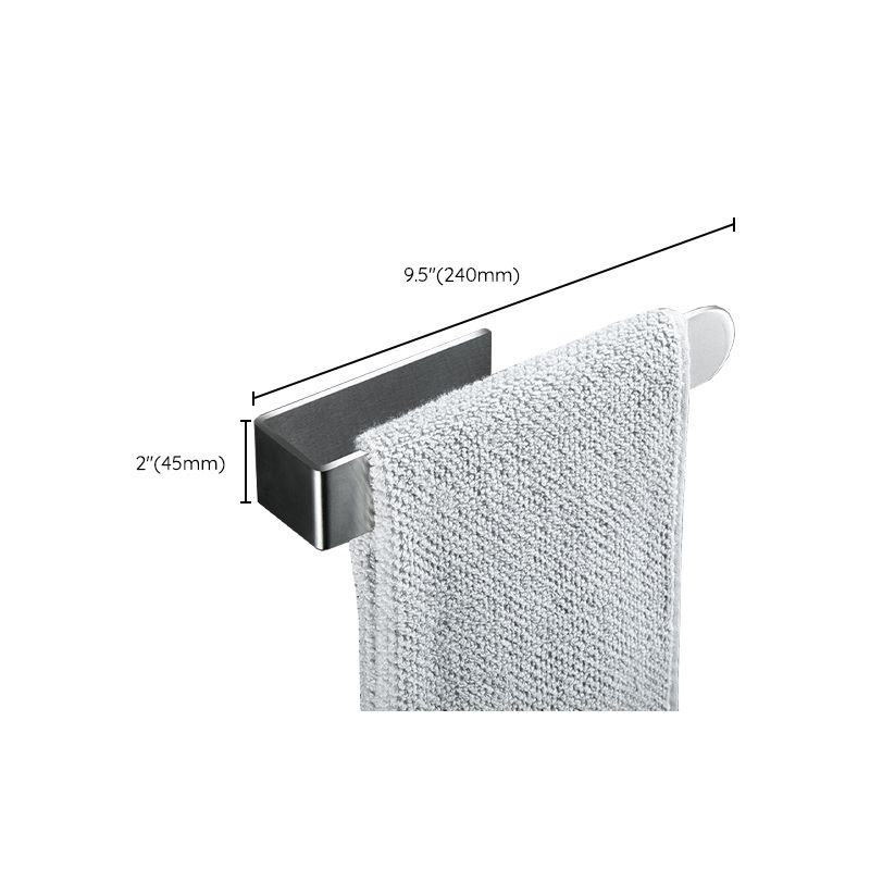 Siopsrl| Modern Towel Ring Bathroom Hardware Set Stainless Steel/Black Bath Hardware Set