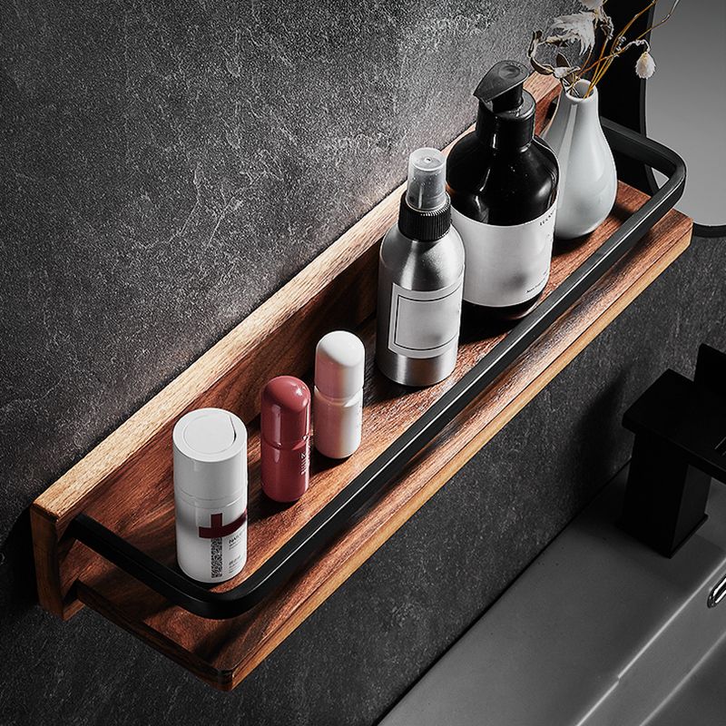 Siopsrl| 7-piece bathroom accessory set wood and metal bathroom accessory hardware set