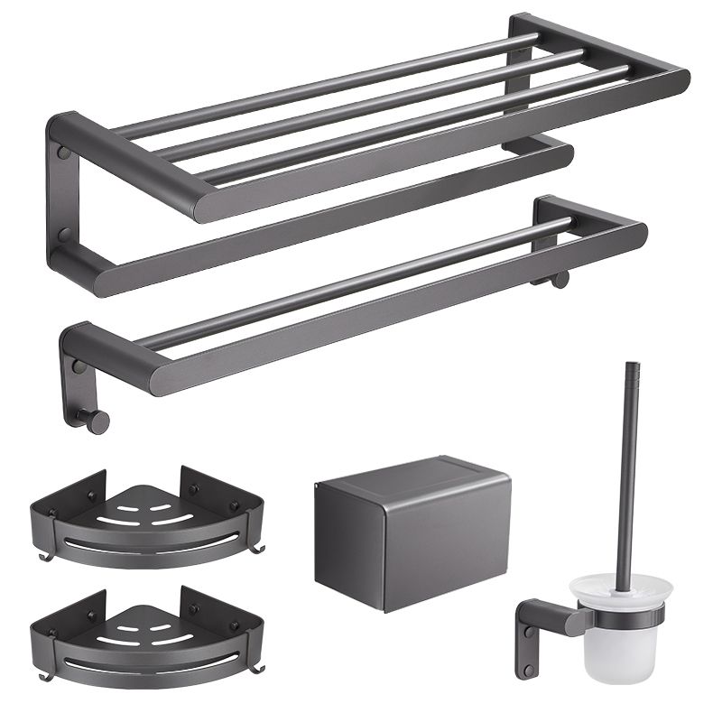 Siopsrl| Gray Bathroom Accessory Set Modern Bathroom Accessories Hardware Set