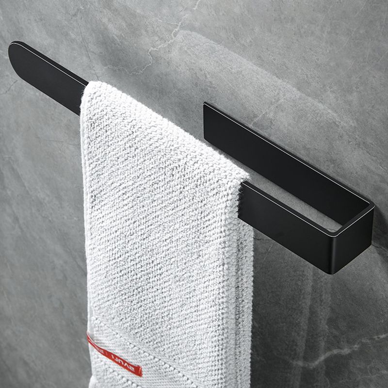 Siopsrl| Modern Towel Ring Bathroom Hardware Set Stainless Steel/Black Bath Hardware Set