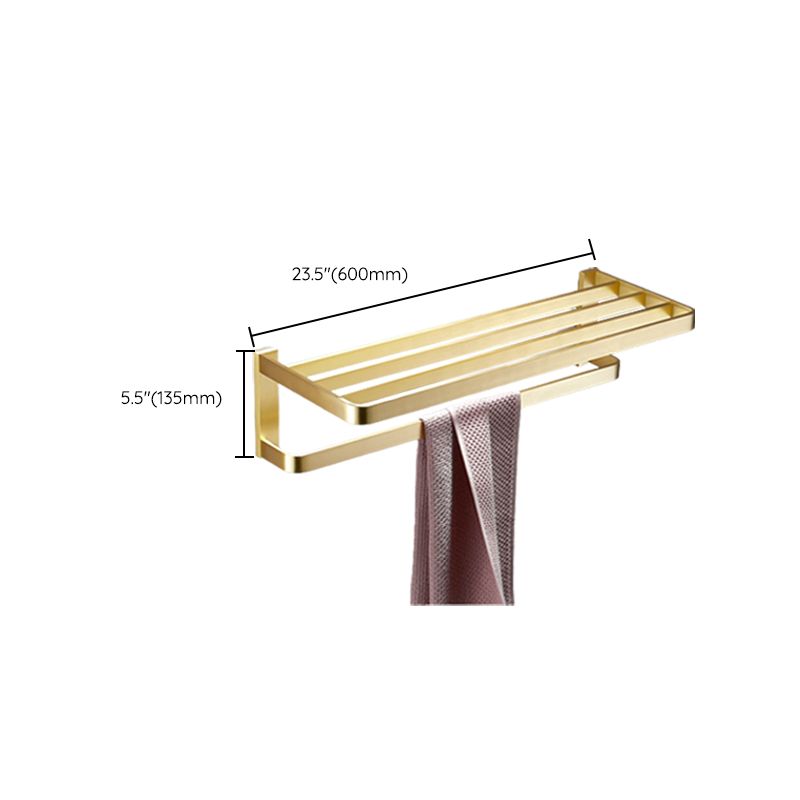 Siopsrl| Brushed Brass Bathroom Hardware Set Retro Golden Bathroom Accessories Set