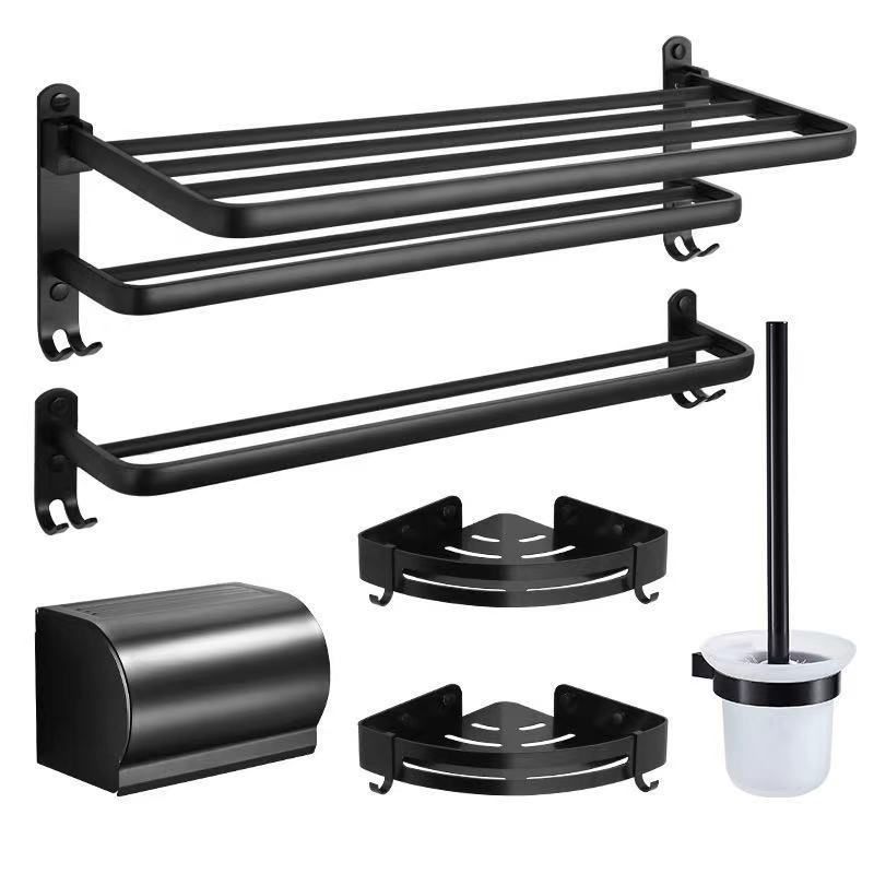 Siopsrl| Modern Bathroom Hardware Toilet Paper Holder Bathroom Shelf Bathroom Accessories Set