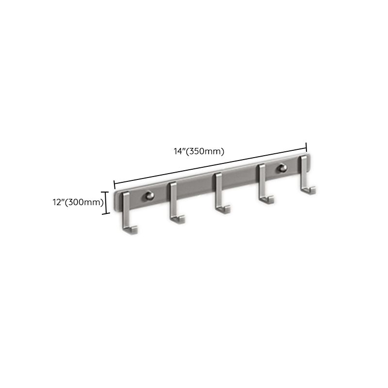 Siopsrl| Modern Bathroom Accessories Set Gray Towel Bar Bathroom Shelf Bathroom Hardware