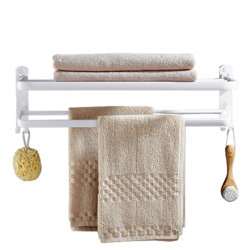 Siopsrl| White Bathroom Accessories Hardware Set Modern Bathroom Accessories Set, Towel Rack