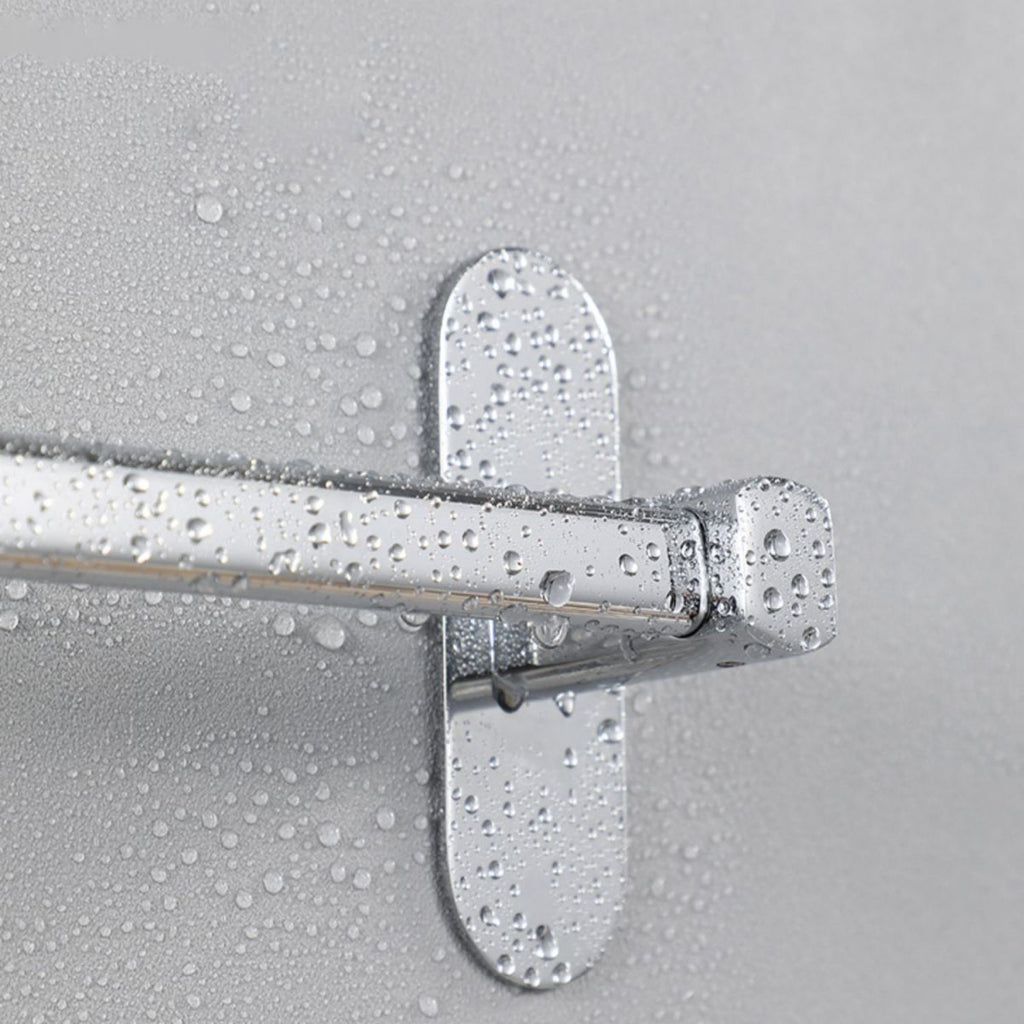 Siopsrl| 2-Piece Stainless Steel Slip Resistant Modern Chrome Bathroom Hardware Set