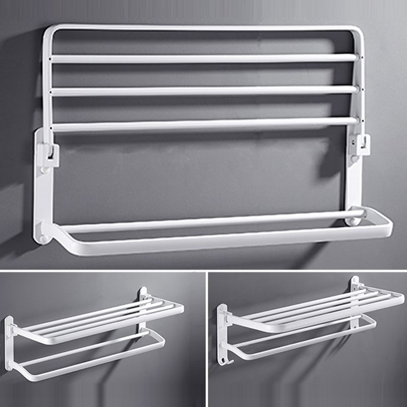 Siopsrl| White Bathroom Accessories Hardware Set Modern Bathroom Accessories Set, Towel Rack