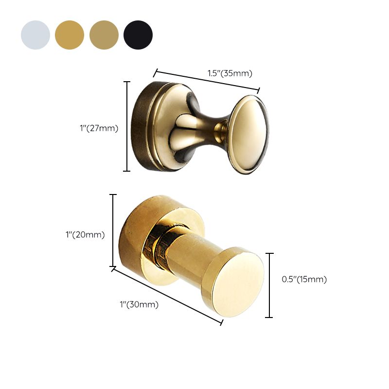 Siopsrl| 10-piece Bathroom Accessories Hardware Set Modern Bathroom Accessories Set, Bathrobe Hooks