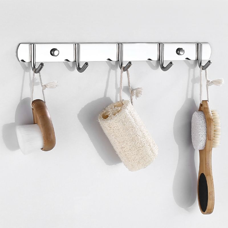 Siopsrl| Modern Bathroom Accessory Set Stainless Steel Bathroom Shelf Bathroom Set