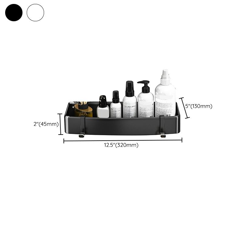 Siopsrl| Modern Black-White Metal Bath Hardware Set Bath Shelf Bathroom Hardware Set
