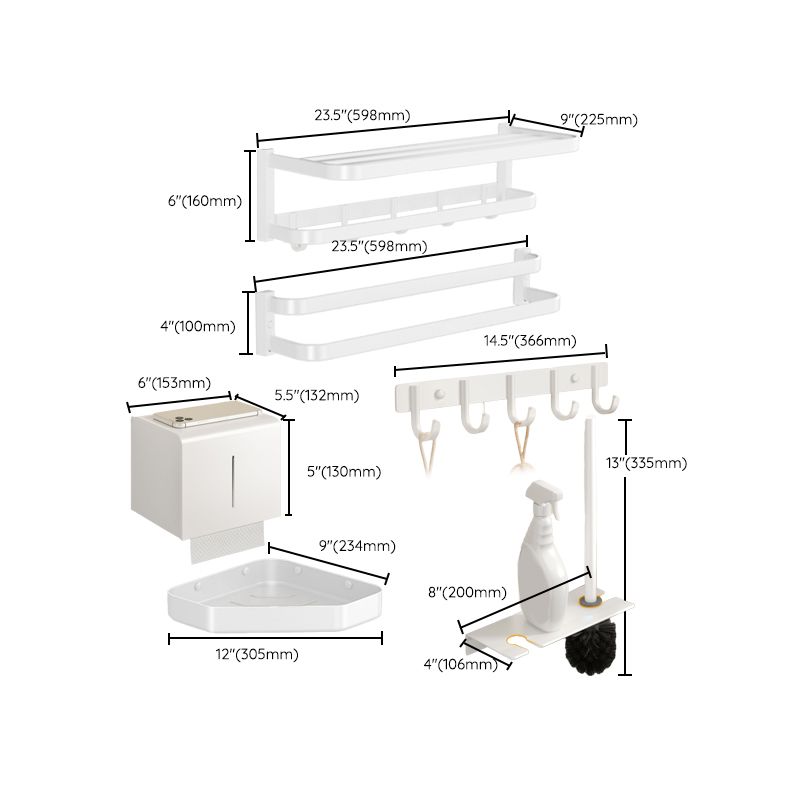 Siopsrl| Metal drill and screw assembly bathroom accessories hardware set