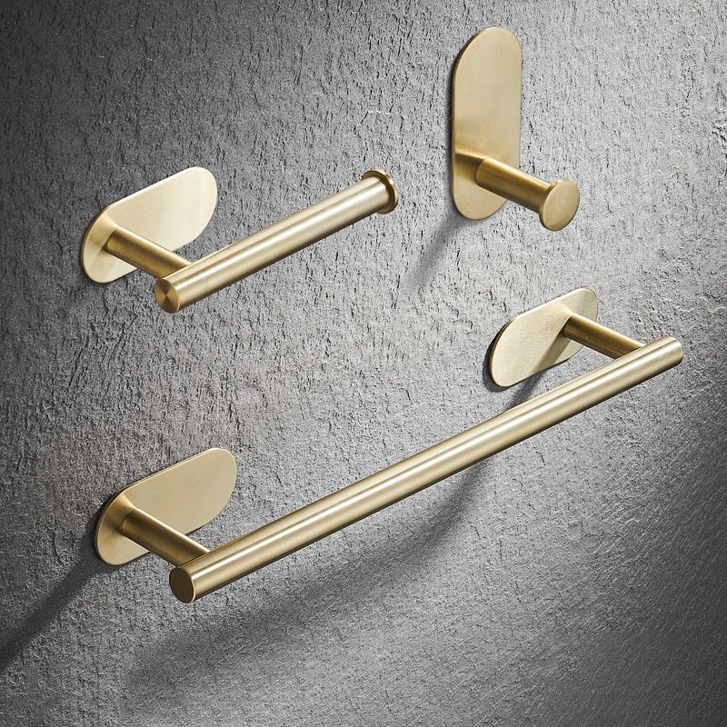 Siopsrl| Modern Simple Metal Bathroom Accessories as Individual Piece or in Set in Gold