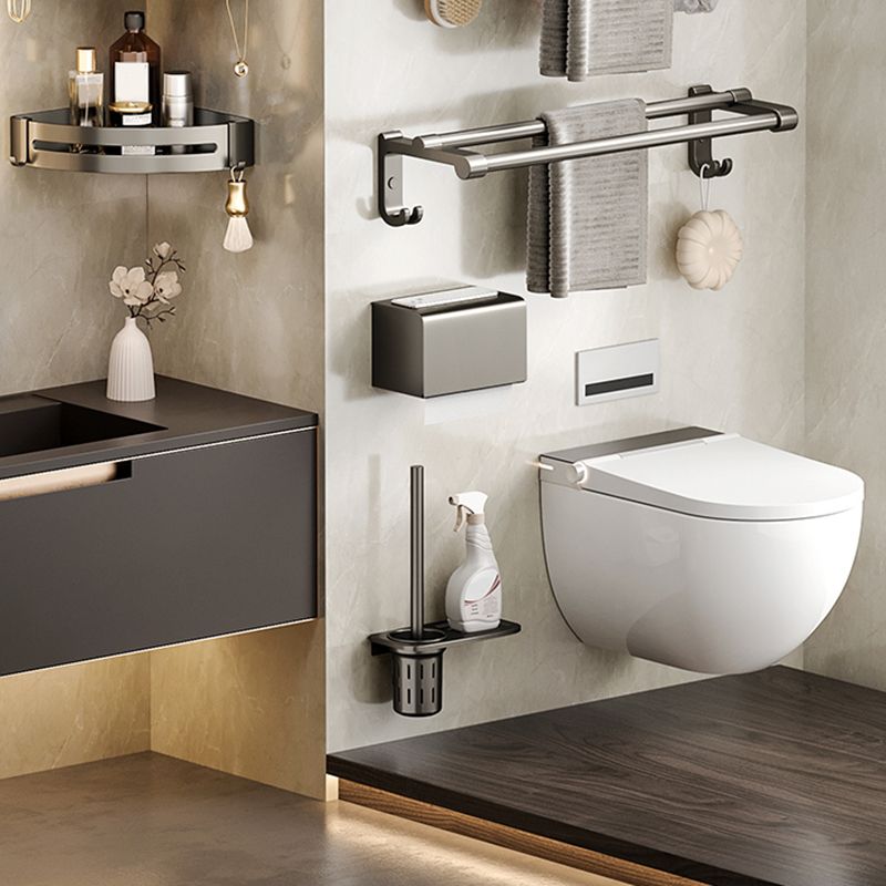 Siopsrl| Modern Bathroom Accessories Set Adhesive Mount Bathroom Accessories Set